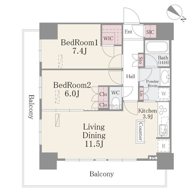 ルミレイス豊洲 1608 - 238764