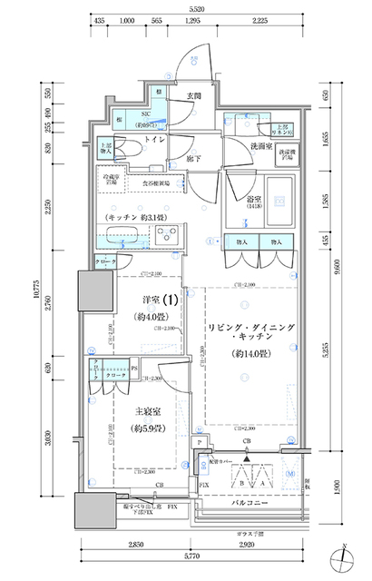 パークタワー勝どき サウス棟 630 - 301934
