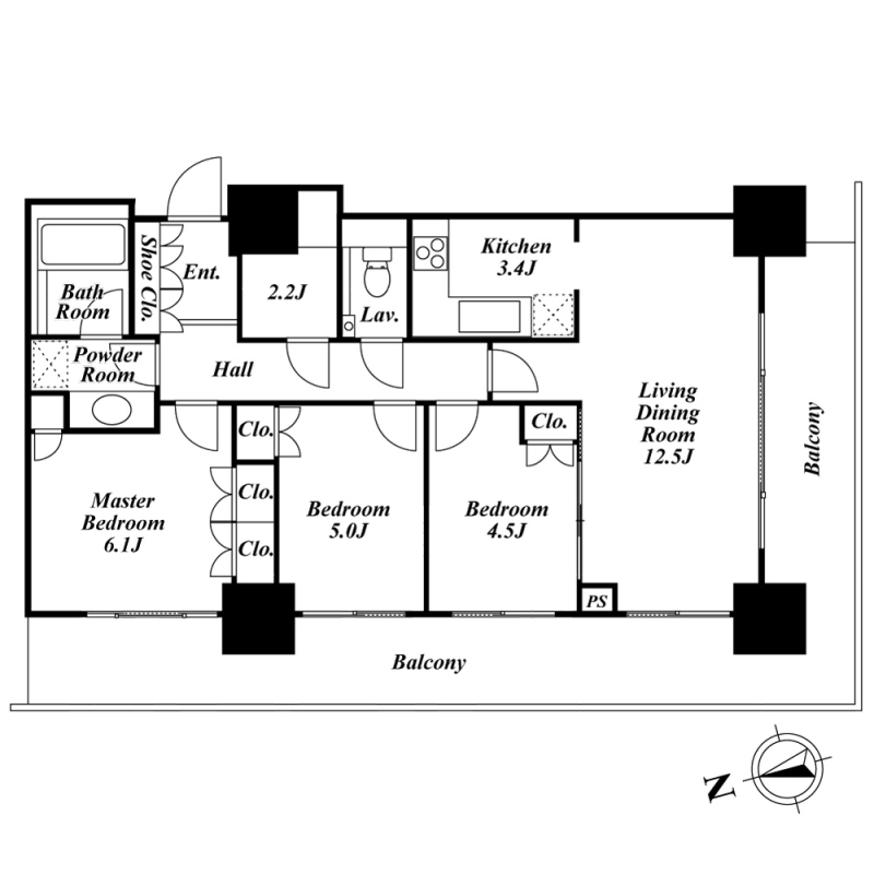 Rietto Court Arukusu Tower 508 - 266202