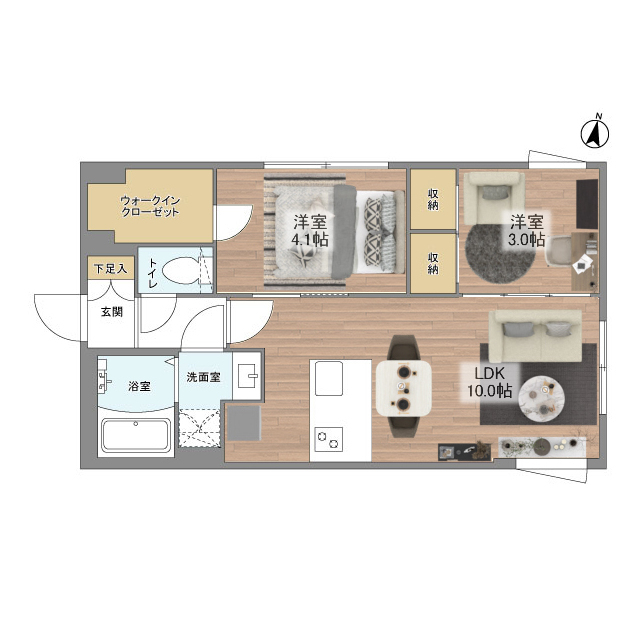 ウェルスクエア方南町Ⅱ 103 - 262145