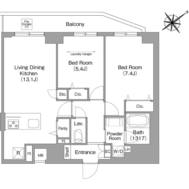 HF Oshiage Residence 710 - 262533