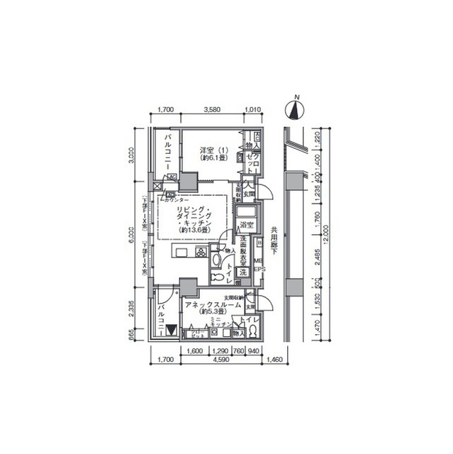 Shinonome Canal Court CODAN Building 19 601 - 267034
