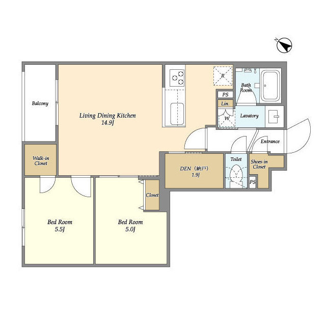 Azure Terrace Meguro Yutenji 206 - 281104