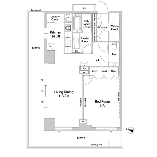 Iidabashi Garden Flats 507 - 281301