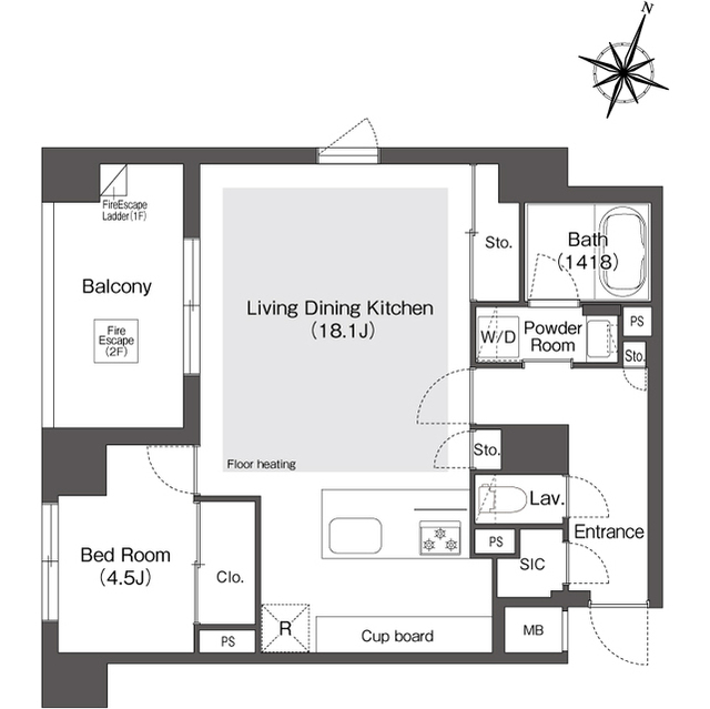Stylio Meguro Ohashi Hillside 101 - 283997