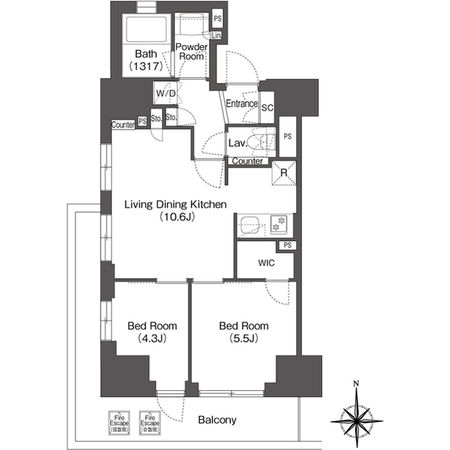コンフォリア東新宿 518 - 299917