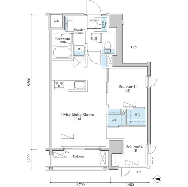 Duo Flats Shinozaki 704 - 300237
