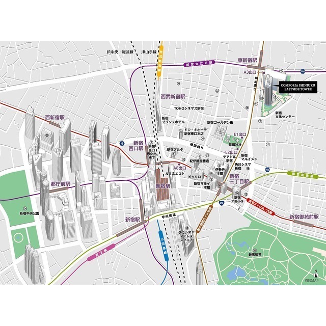 コンフォリア新宿イーストサイドタワー 2811 - 286148