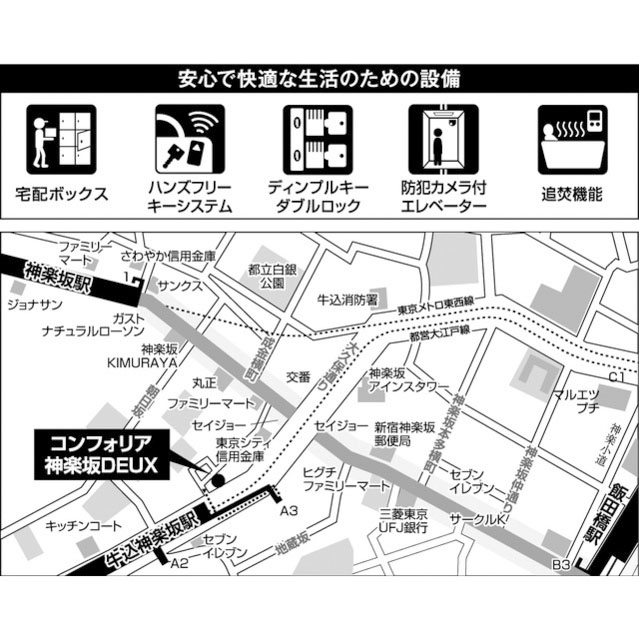 コンフォリア神楽坂ＤＥＵＸ 1201 - 310849